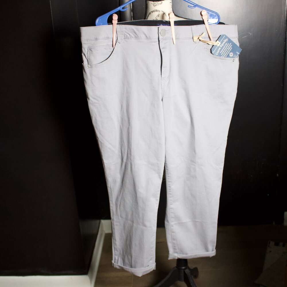 Democracy Women's Pants - Grey 22W